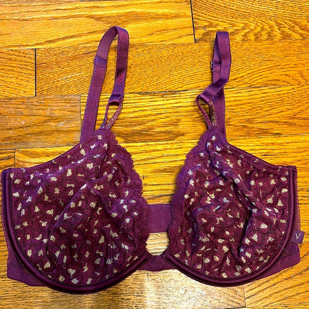 Victoria Secret Unlined Demi 32DD Bra LIKE NEW